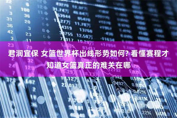 君润宜保 女篮世界杯出线形势如何? 看懂赛程才知道女篮真正的难关在哪